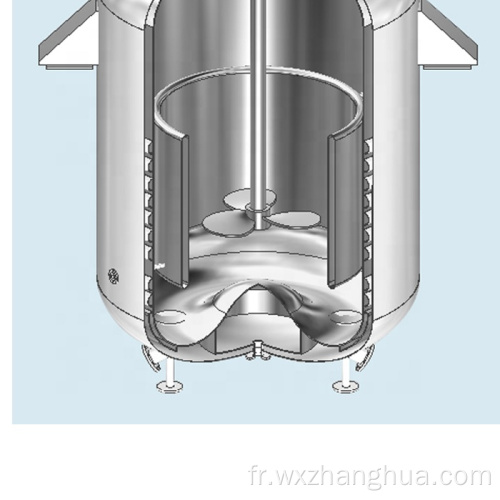 Réservoir de cristallisation de type W avec isolation et veste